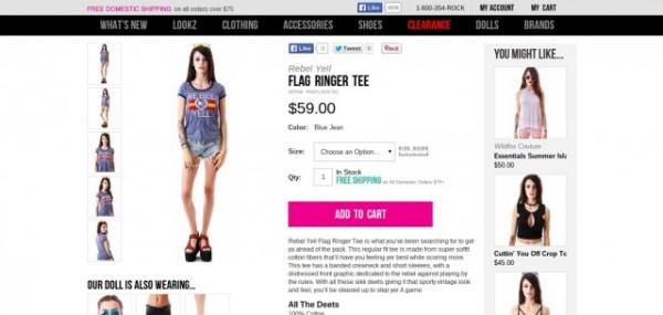 What Nike.com (and Others) Can Teach You About Building Persuasive Product Pages image Rebel Yell Flag Ringer Tee Dolls Kill 1 e1408127146449 600x285